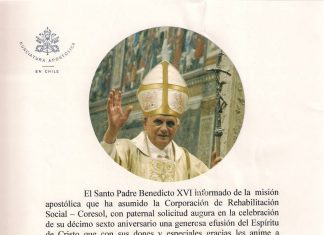Bendición Apostólica de Benedicto XVI