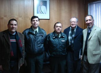 Una grata reunión con Gendarmería