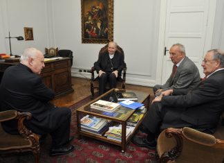 Reunión con el Cardenal Sr. Francsco Javier Errázuriz