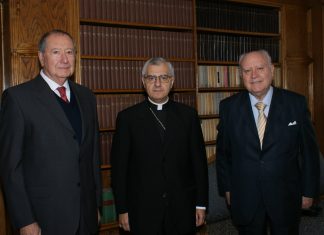 Directiva de CORESOL se reunió con Nuncio Apostólico